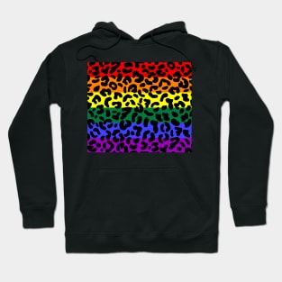 Leopard Print Pride Flag Hoodie